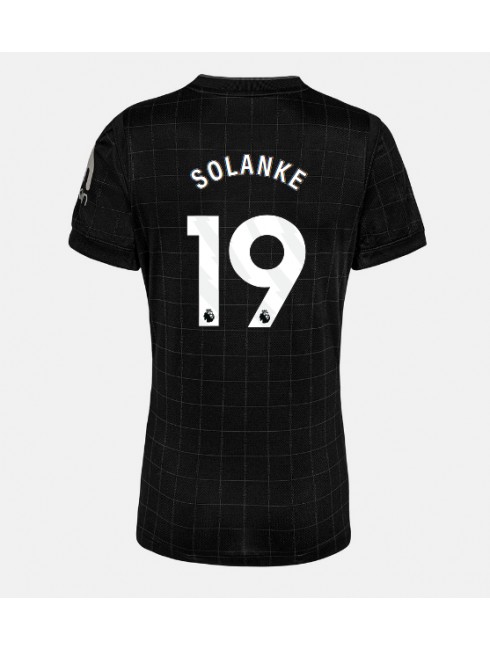 Tottenham Hotspur Dominic Solanke #19 Replika Borta Kläder Dam 2025-26 Kortärmad Tottenham Hotspur Dominic Solanke #19 Replika Borta Kläder Dam 2025-26 Kortärmad